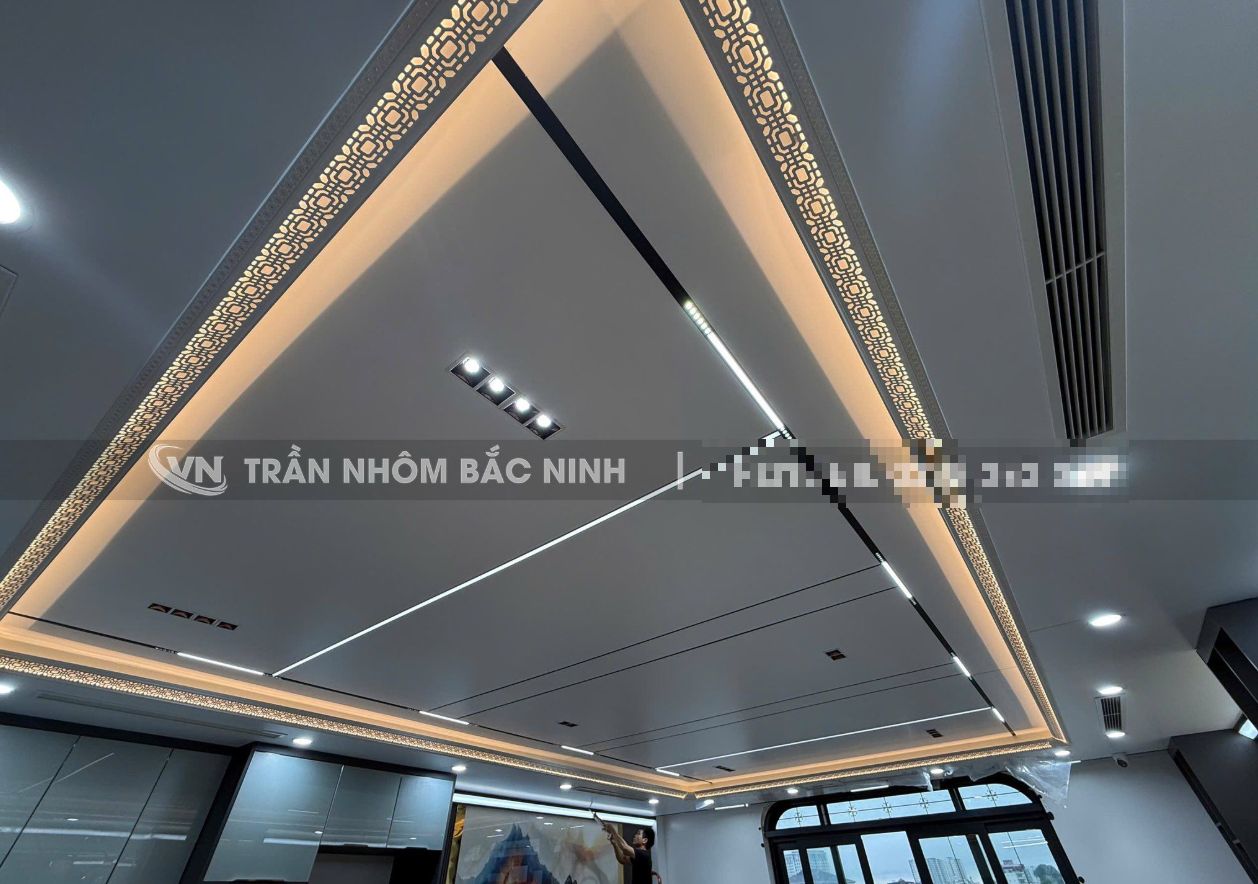 Trần nhôm giật cấp 