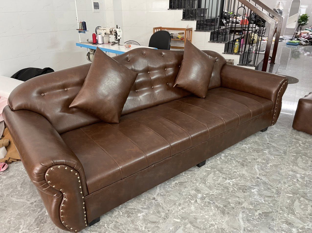 Ghế sofa được bọc lại