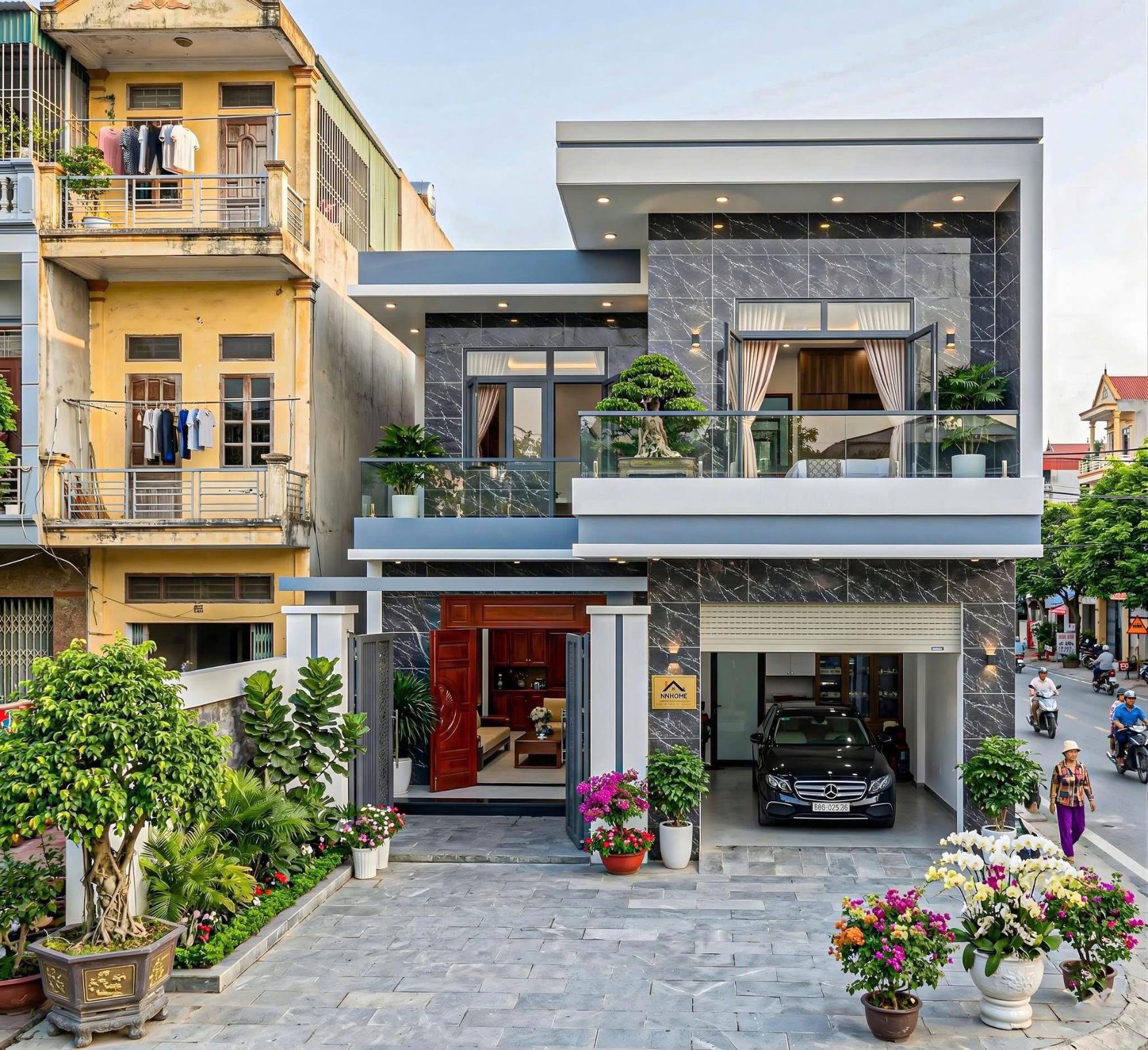 Nhà phố hiện đại 