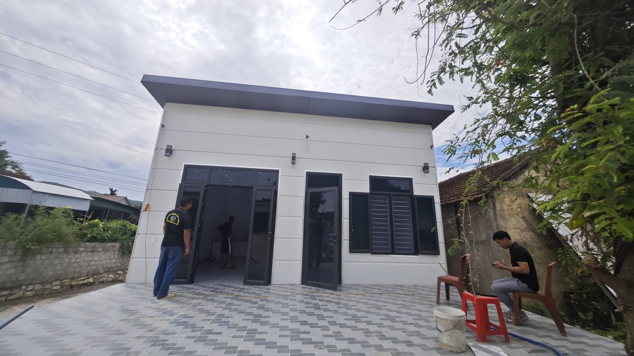 Nhà lắp ghép hiện đại 