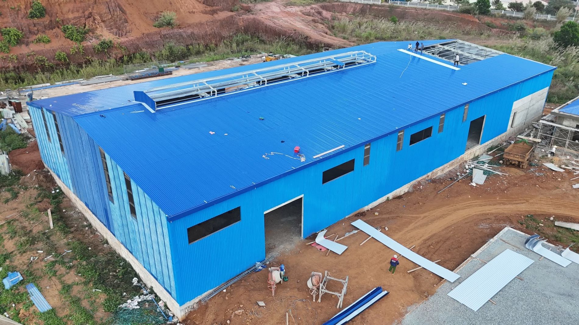 Nhà xưởng công nghiệp khung thép tiền chế