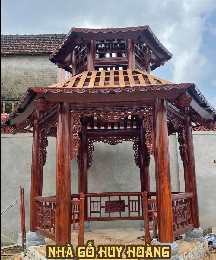 Lầu vọng cảnh gỗ tự nhiên