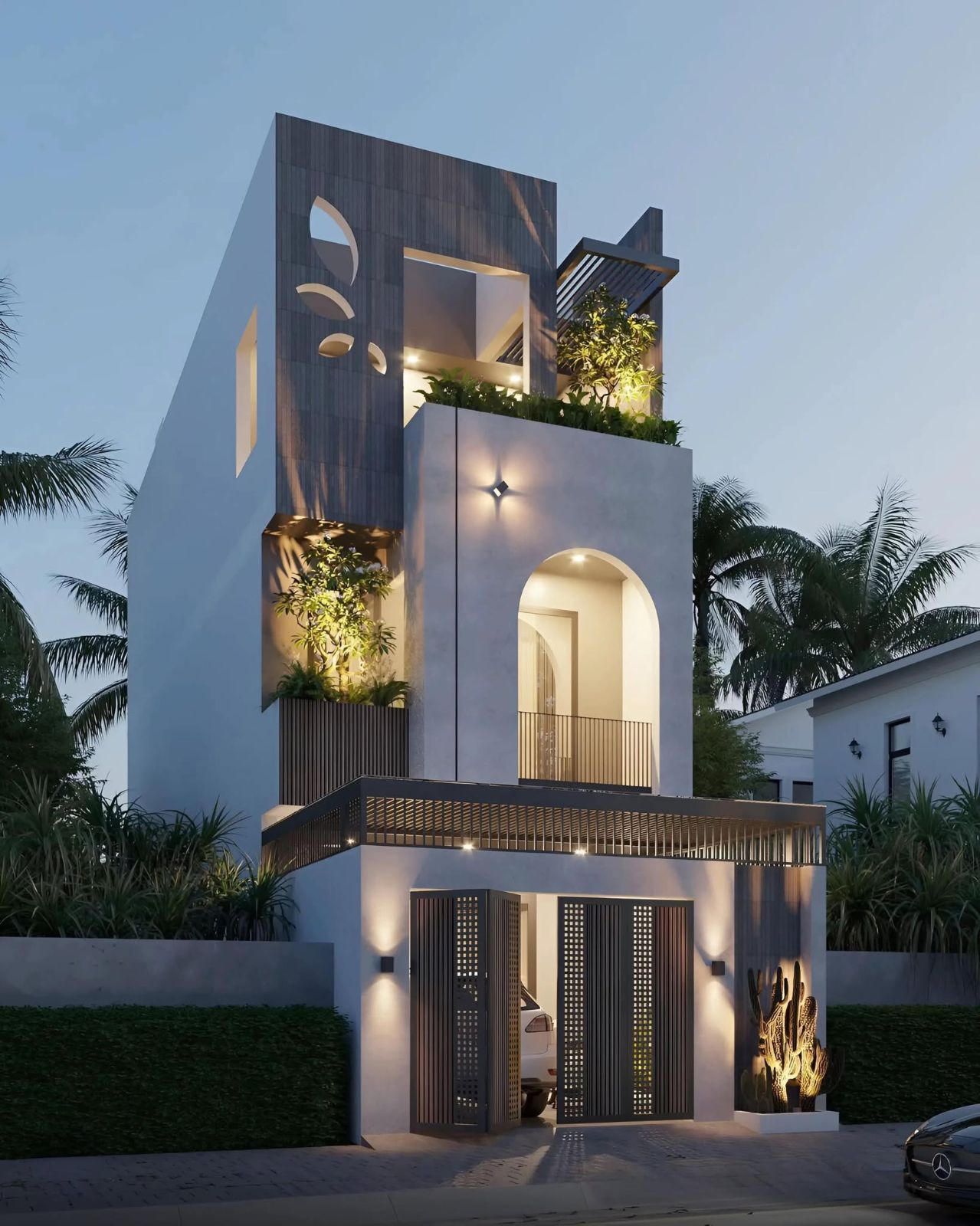 Nhà phố hiện đại 