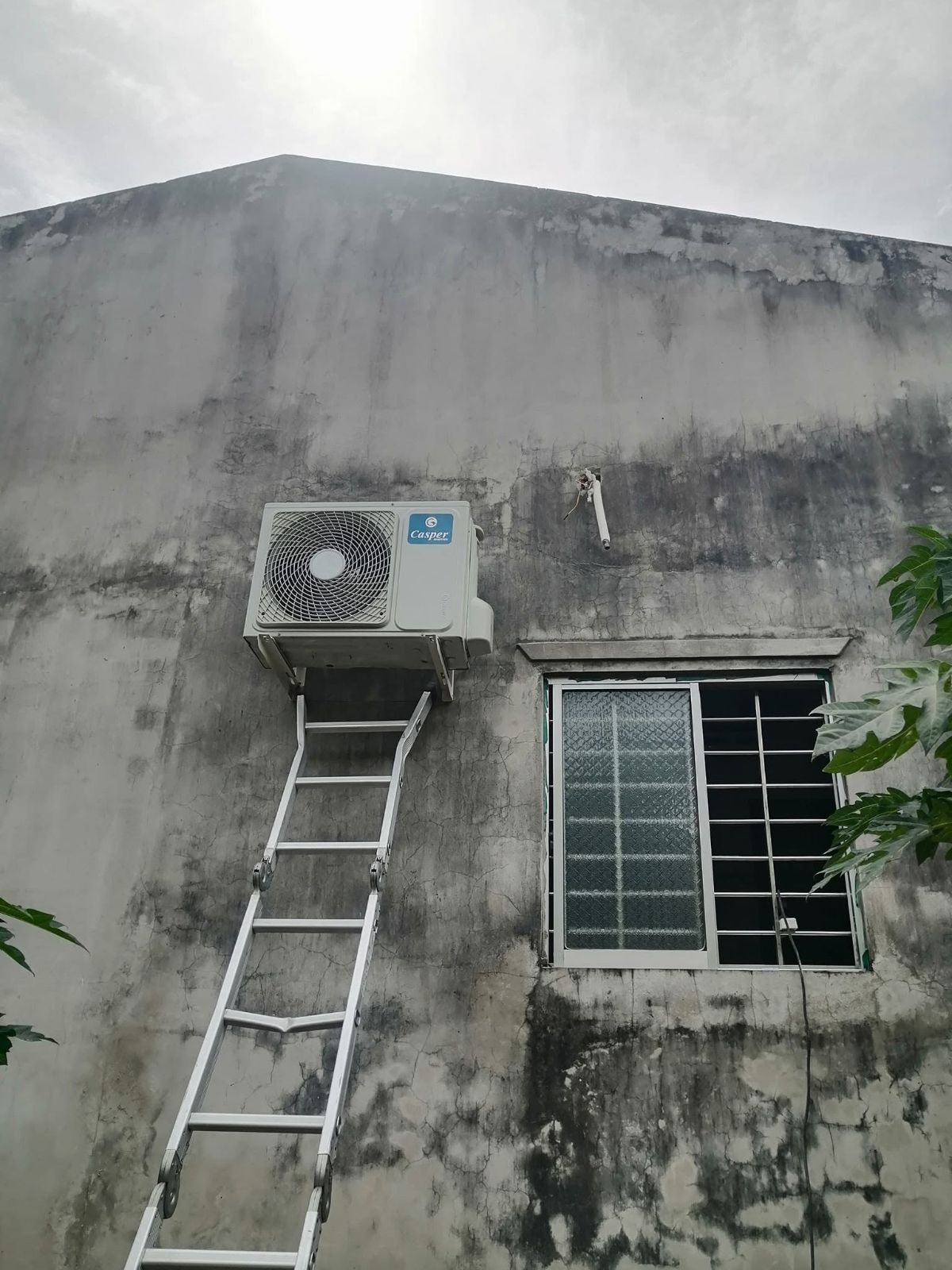 Lắp đặt dàn nóng 
