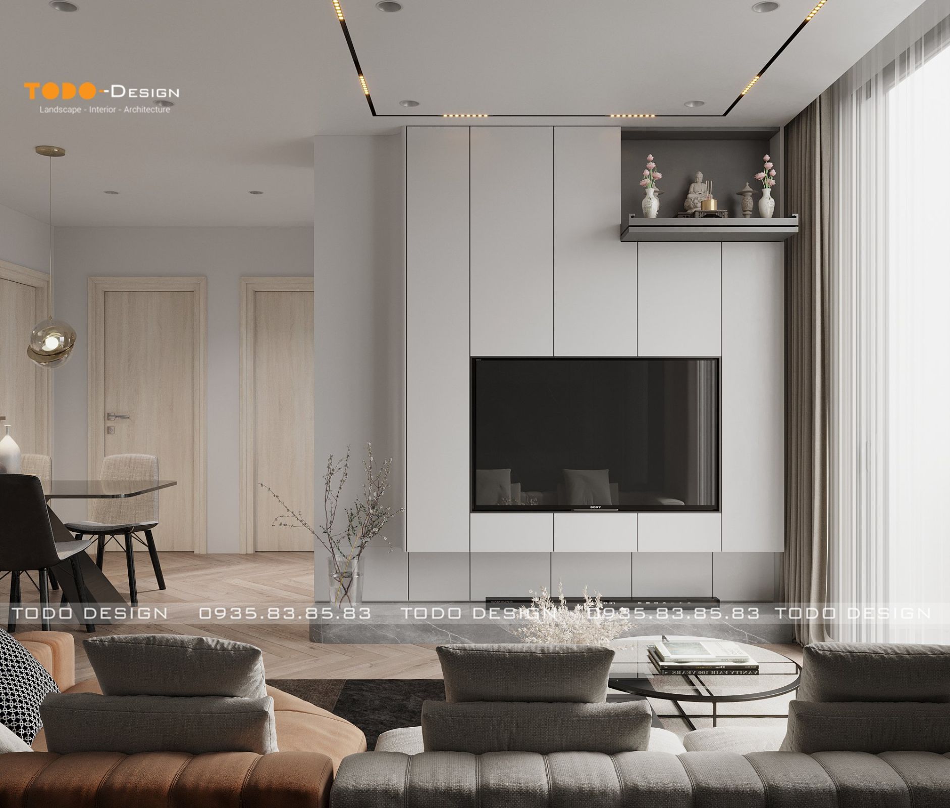 Thiết kế nội thất căn hộ 