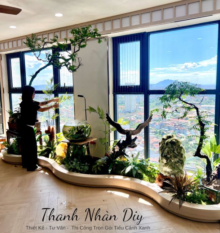 Thi công tiểu cảnh 