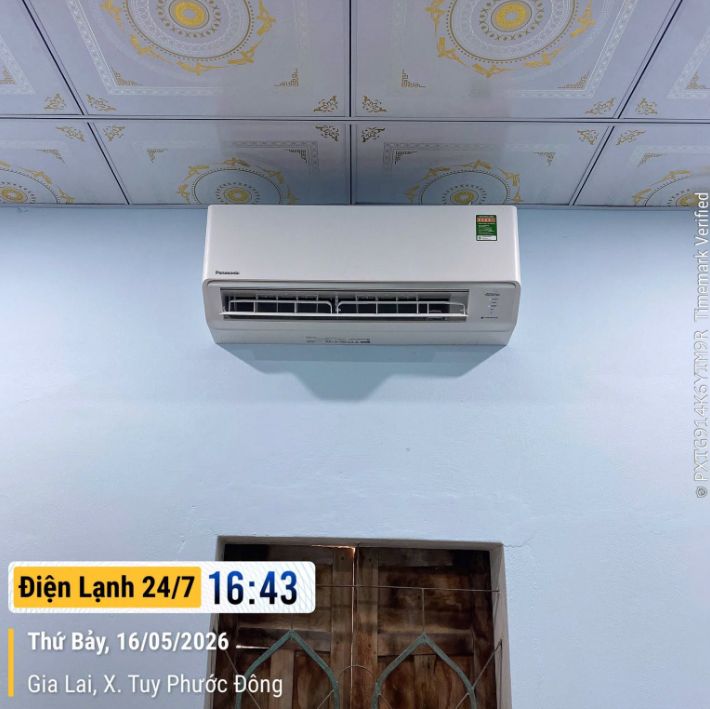 Lắp máy lạnh treo tường 