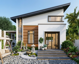 Mẫu Mặt Tiền Nhà Cấp 4 Đẹp Hiện Đại 2026 & Tuyệt Chiêu Chọn Vật Liệu