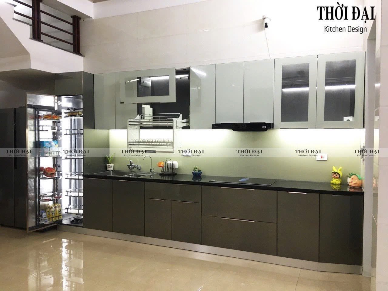 Kiểu tủ bếp chữ I 