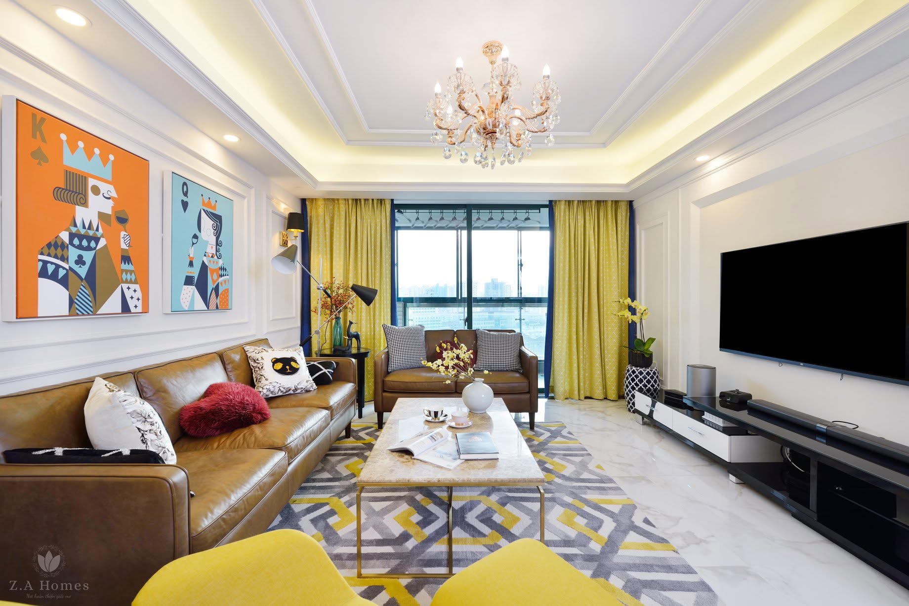 Thiết kế thi công nội thất phòng khách