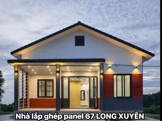 Nhà lắp ghép 1 tầng hiện đại 