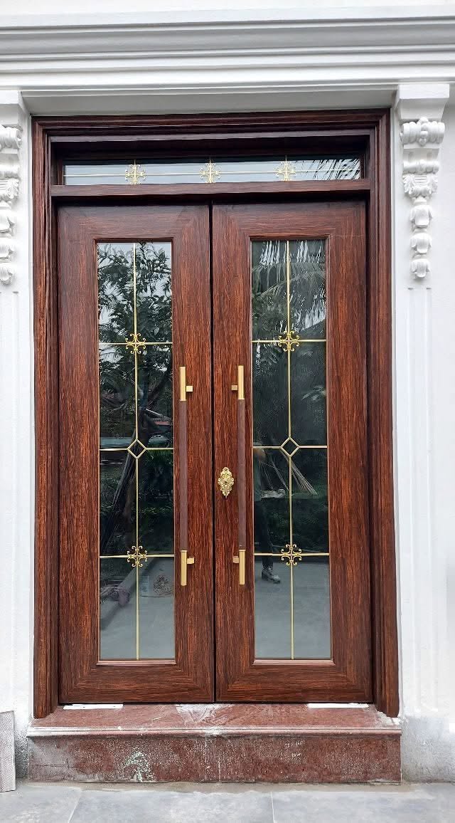 Thi công cửa nhôm kính 2 cánh 