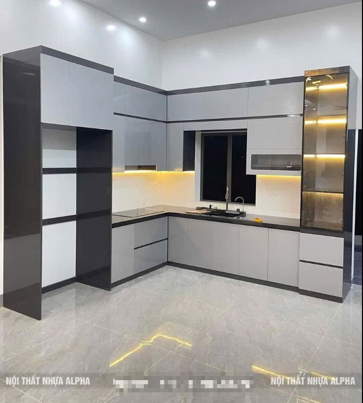 Tủ bếp chữ L 