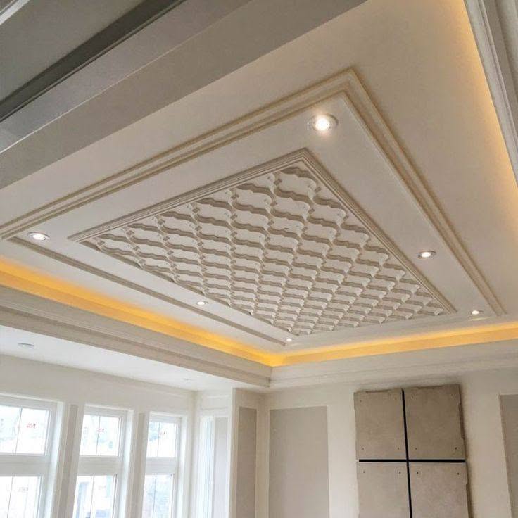 Trần thạch cao giật cấp 