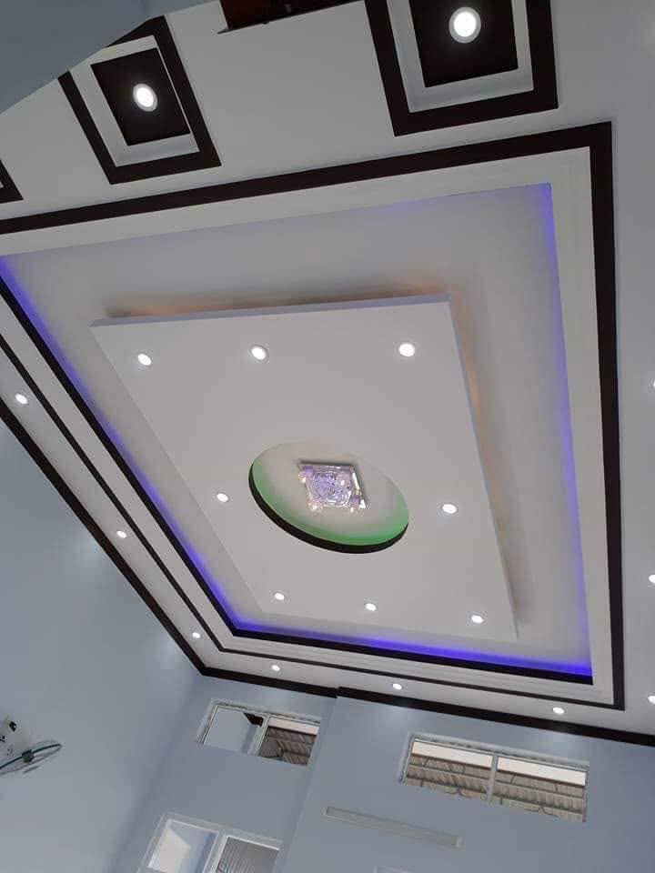 Trần thạch cao giật cấp 