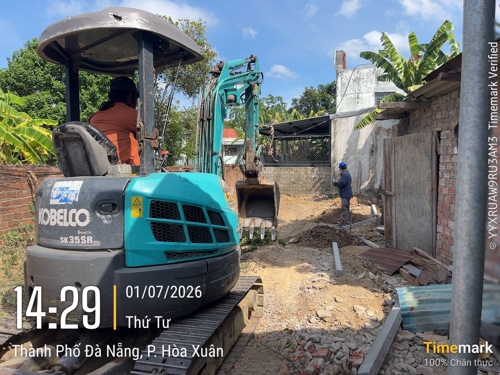 San lấp mặt bằng tại Hoà Tiến