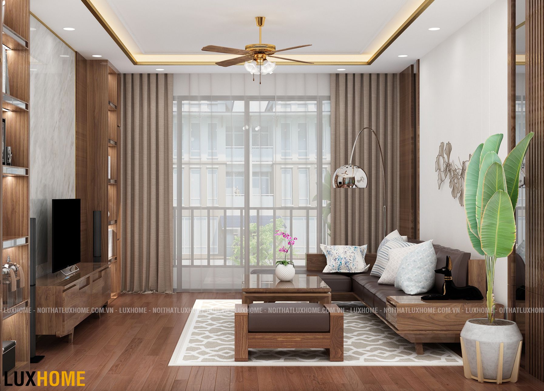 Thiết kế nội thất nhà phố