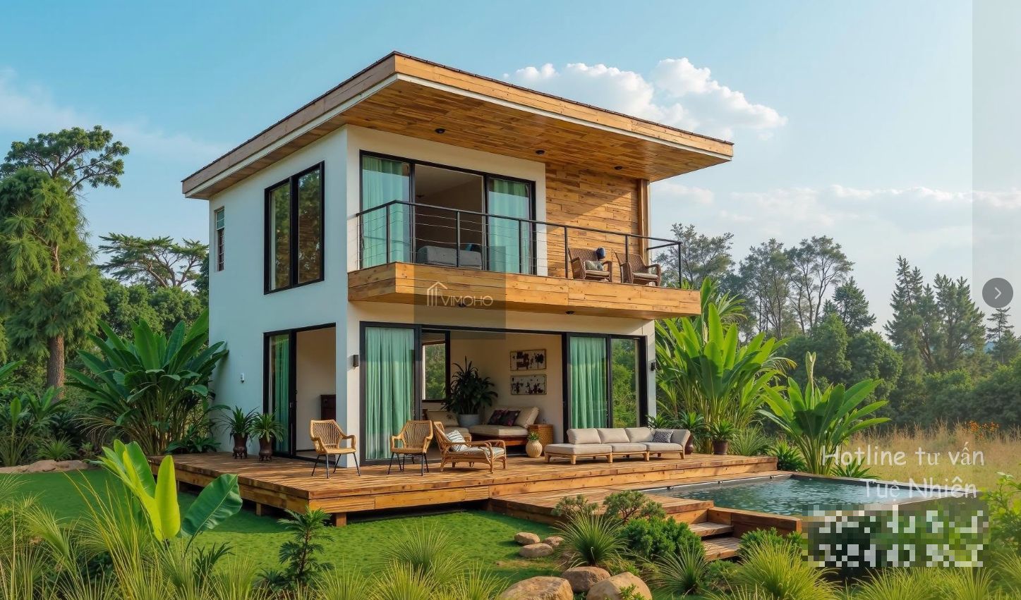 Nhà lắp ghép 2 tầng 