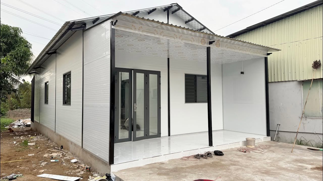 Thi công nhà lắp ghép 