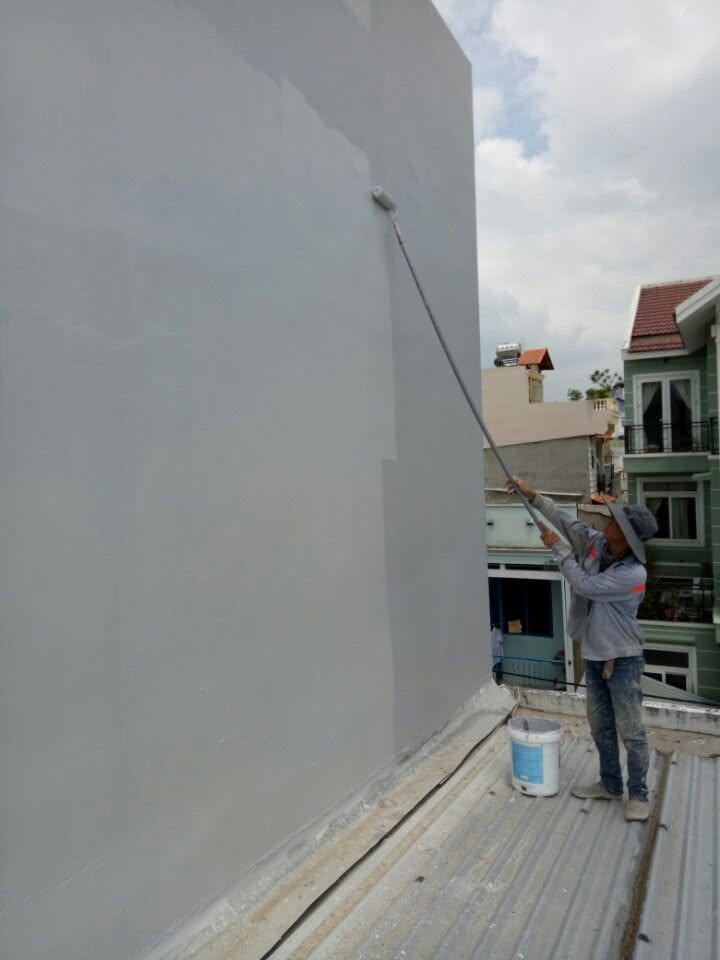 Thi công chống thấm tường 