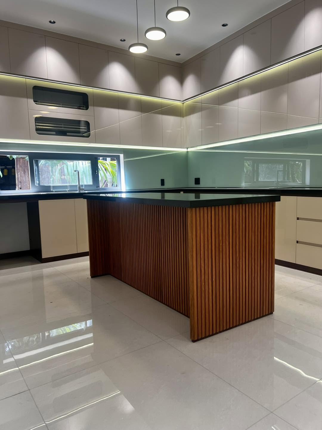 Thi công nội thất cho khu vực bếp 