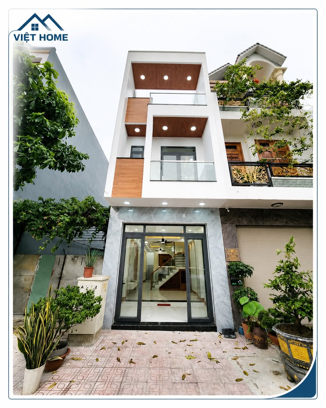 Thi công nhà phố hiện đại