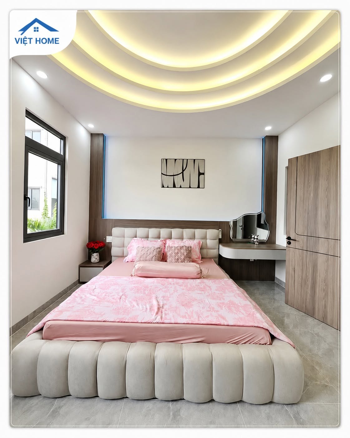 Thi công nội thất phòng ngủ hiện đại