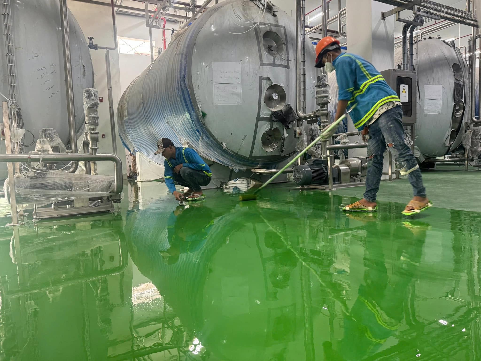 Dịch vụ sơn sàn epoxy 