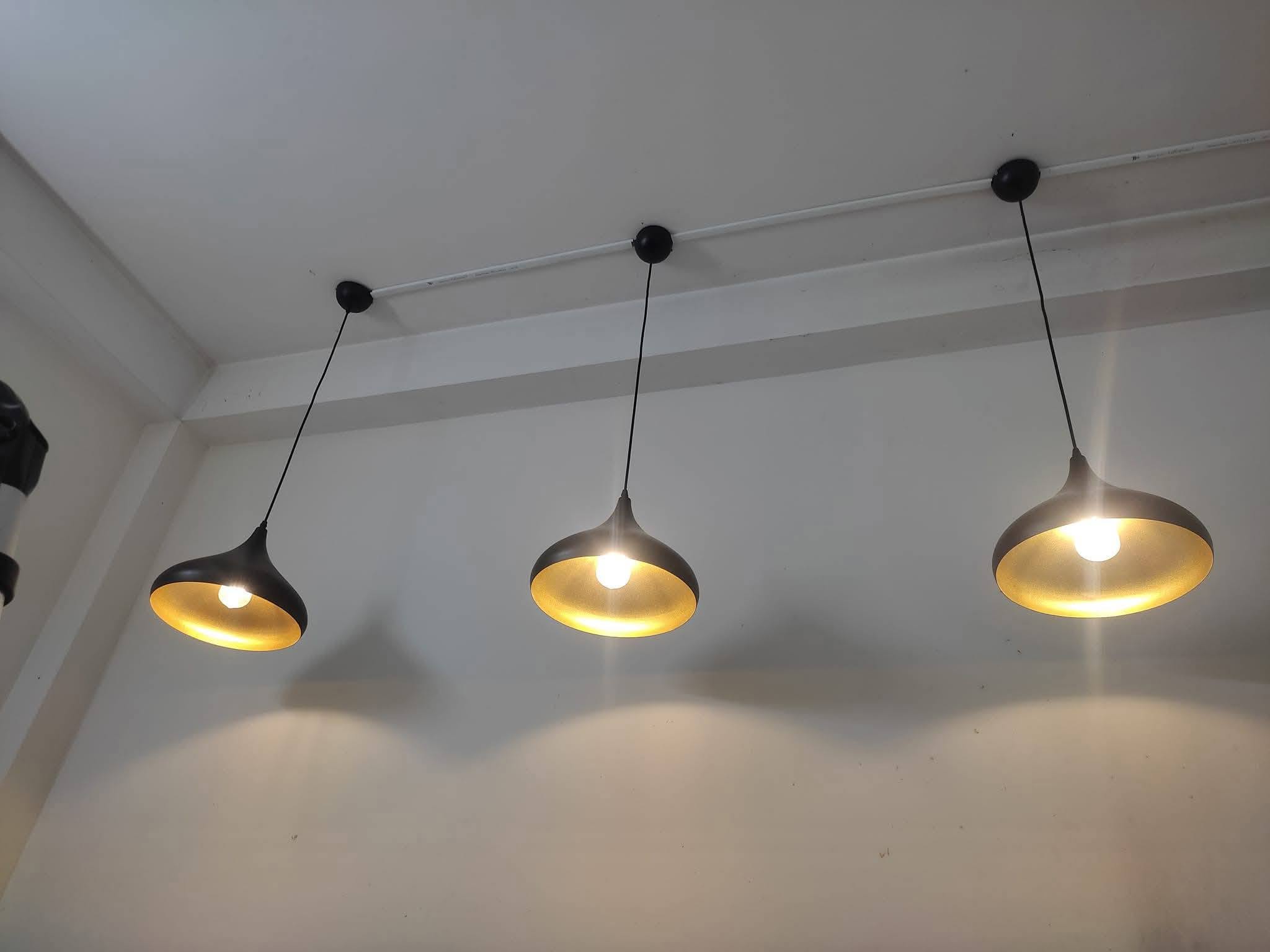 Lắp đặt đèn thả trần 