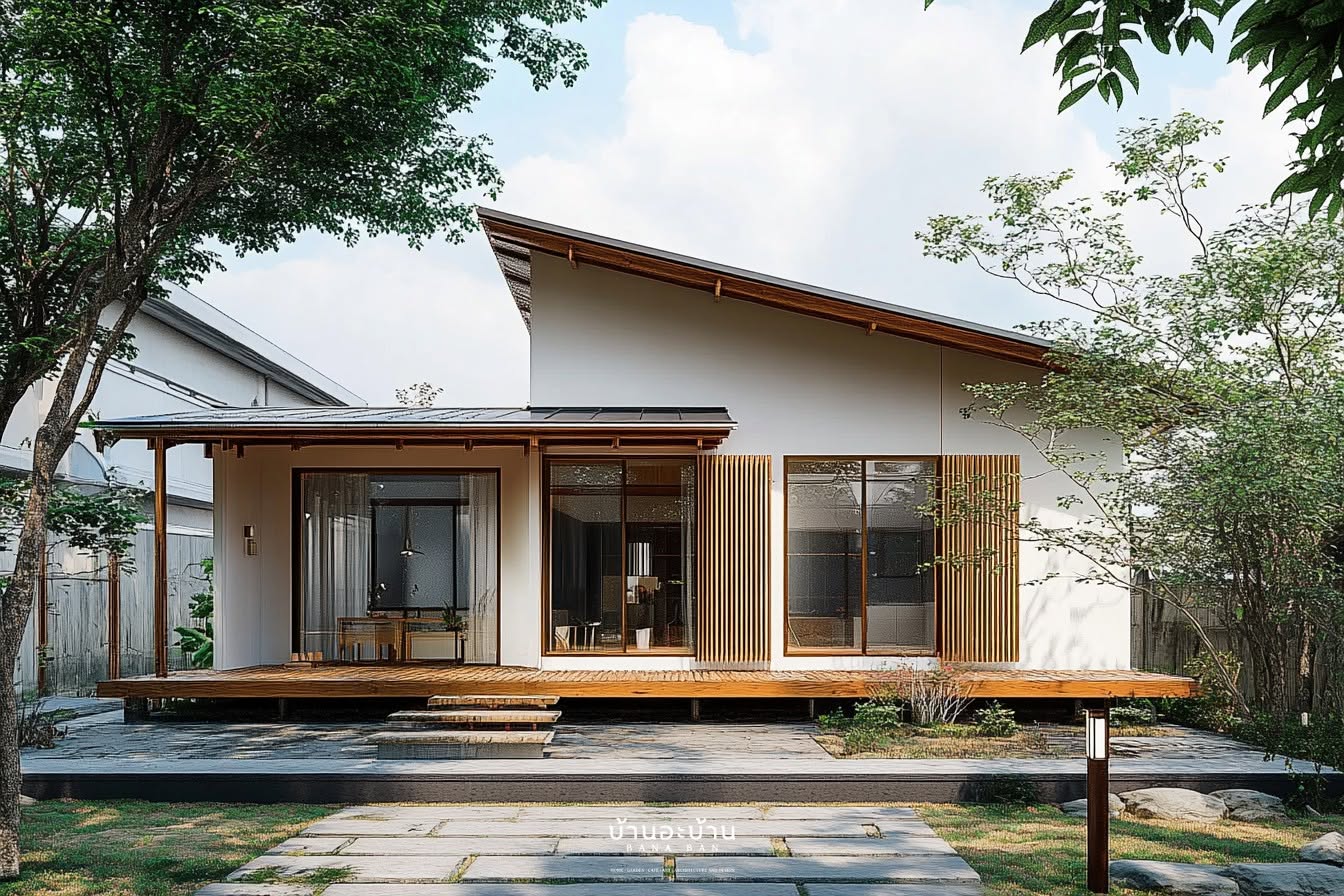 Nhà lắp ghép cấp 4 mái lệch