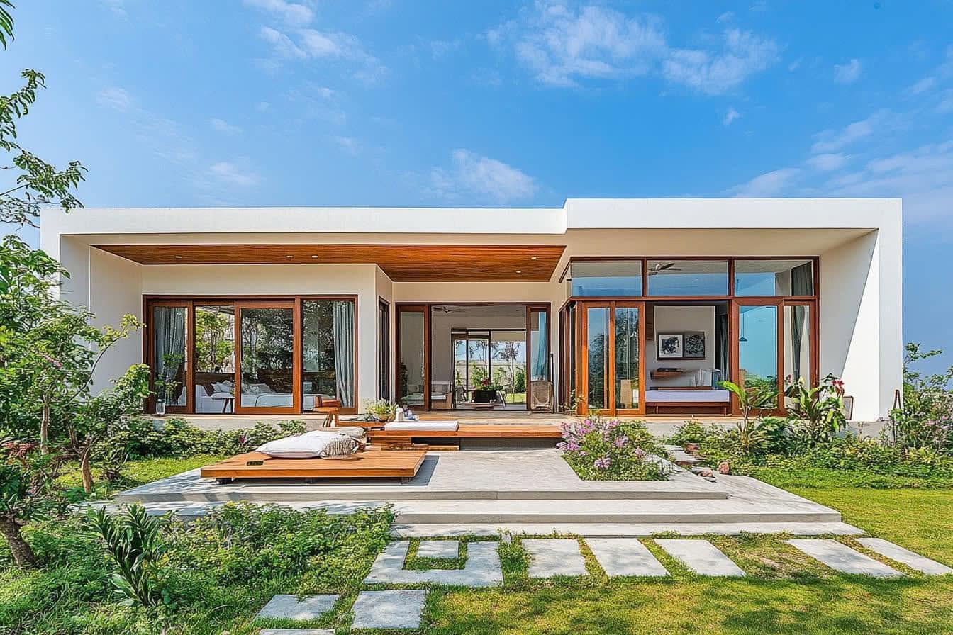 Kiểu nhà vườn hiện đại 