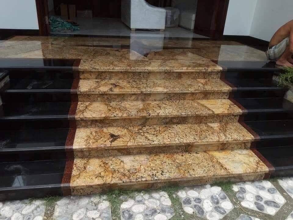 Ốp đá bậc tam cấp 