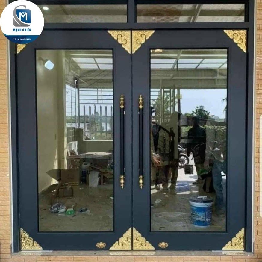 Cửa nhôm kính 2 cánh 
