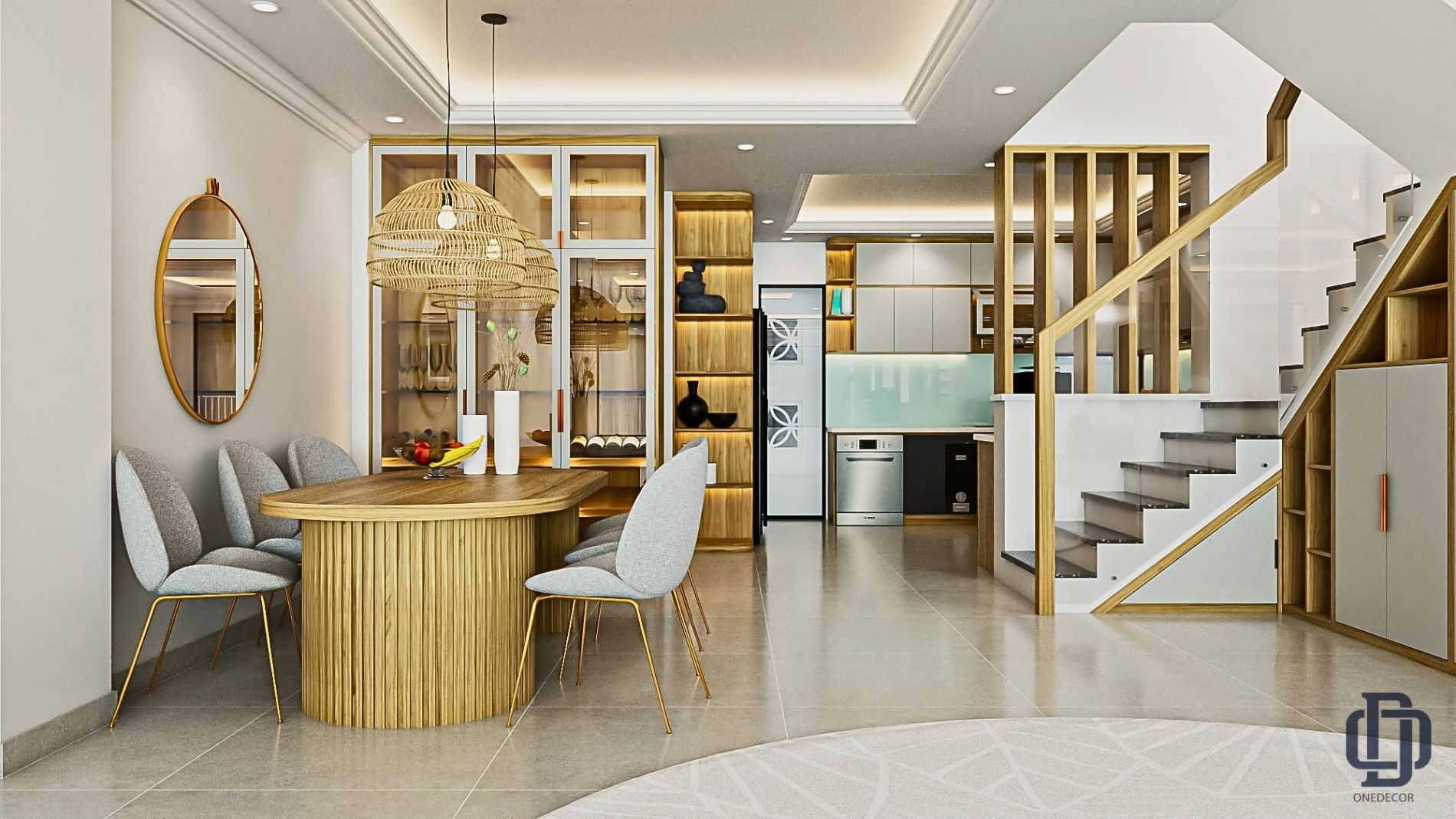Thiết kế nội thất hiện đại 