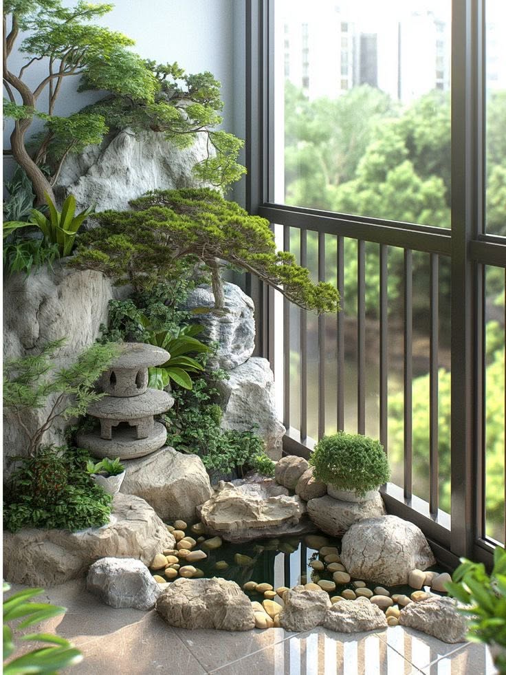 Tiểu cảnh sân vườn 