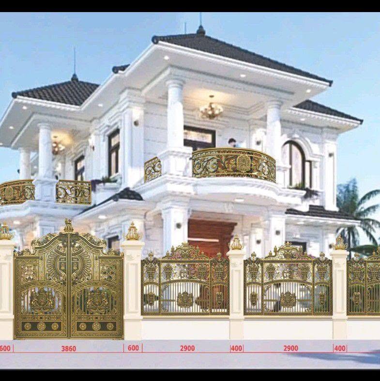 Hệ Cổng Và Hàng Rào Nhôm Đúc