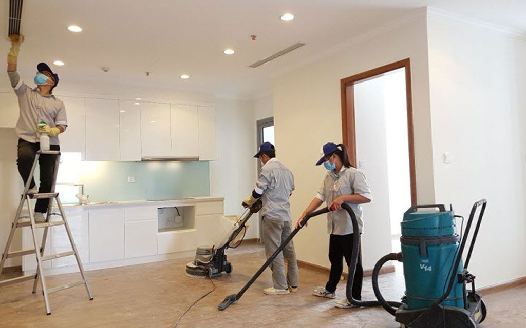 Vệ sinh tổng thể căn hộ chung cư cao cấp