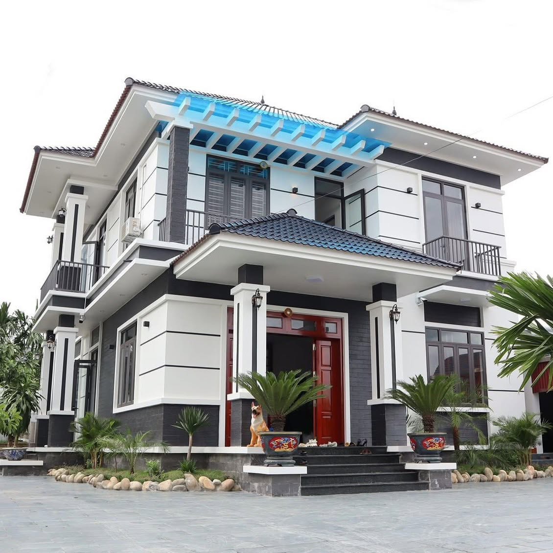 Biệt thự Mái Nhật 2 Tầng Hiện Đại