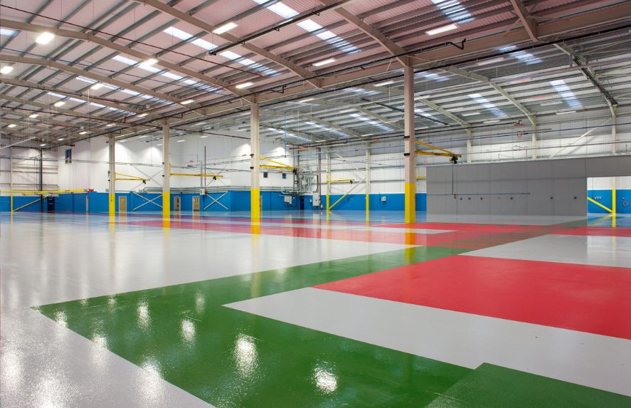 Sơn sàn Epoxy Nhà xưởng Công nghiệp