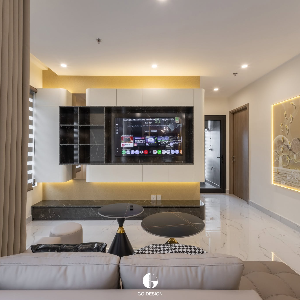 Căn hộ chung cư phòng khách Golden Touch 