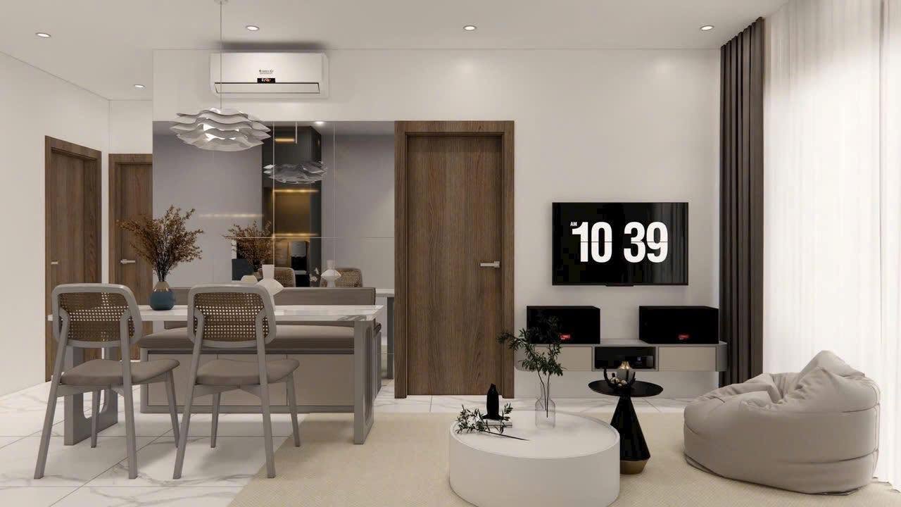 Thi công nội thất căn hộ minimalist
