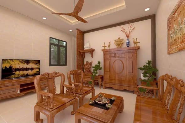 Thi công nội thất gỗ sang trọng 