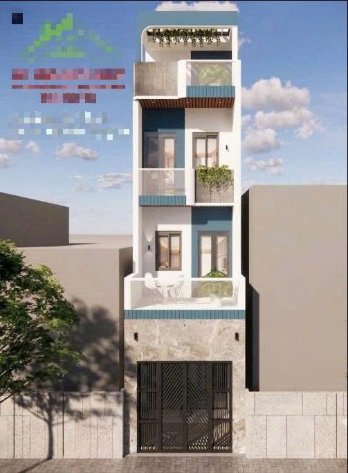 Nhà Phố Hiện Đại Mảng Xanh