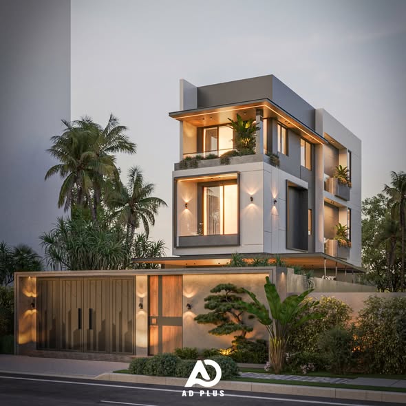 Biệt Thự Mảnh Xanh Hiện Đại