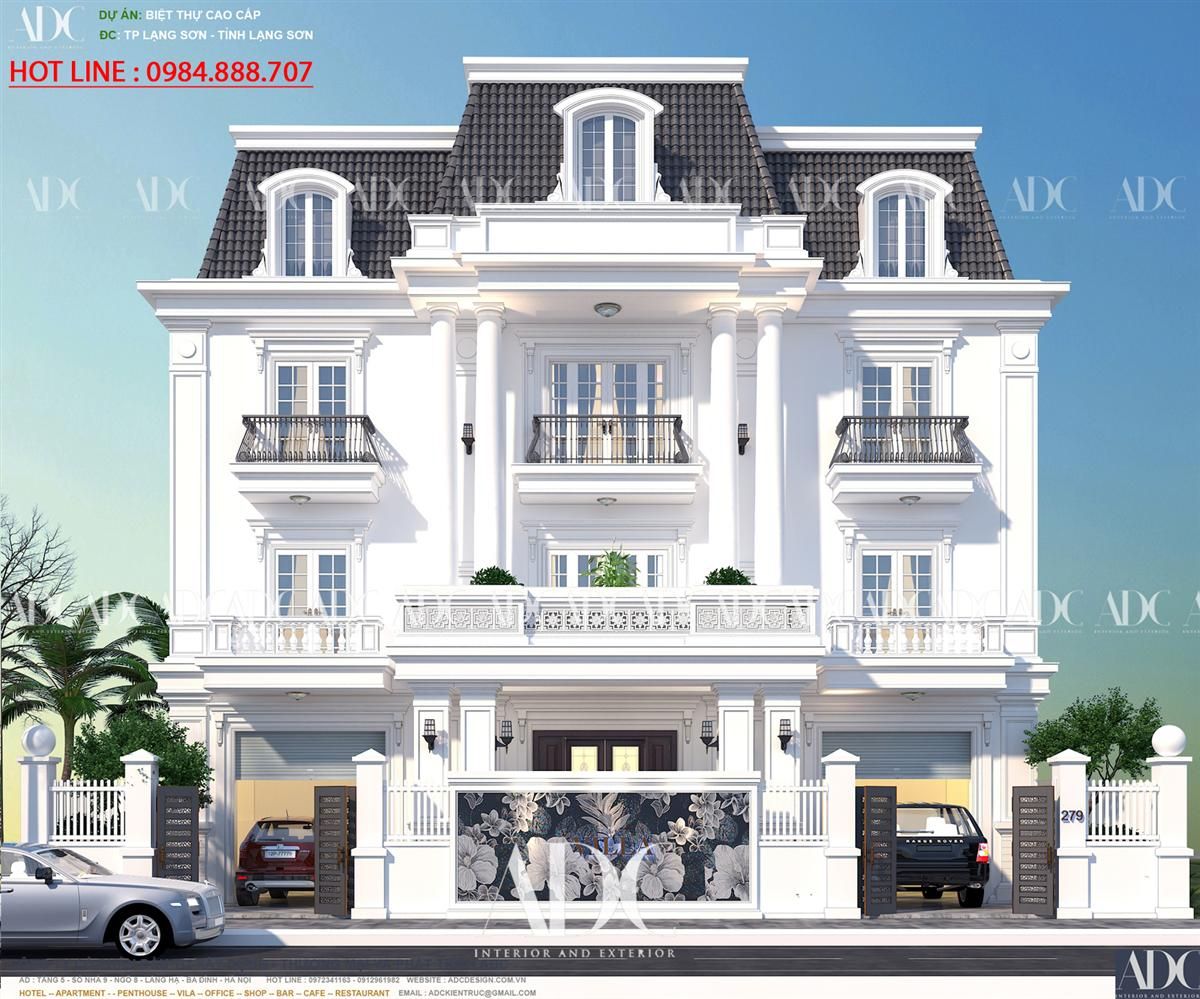 Thiết kế kiến trúc biệt thự