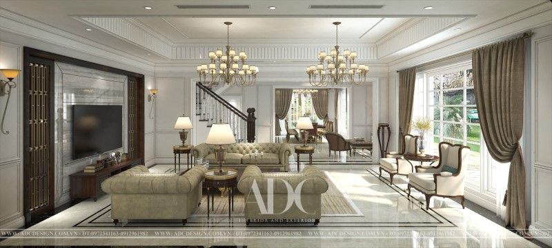 Thiết kế nội thất biệt thự