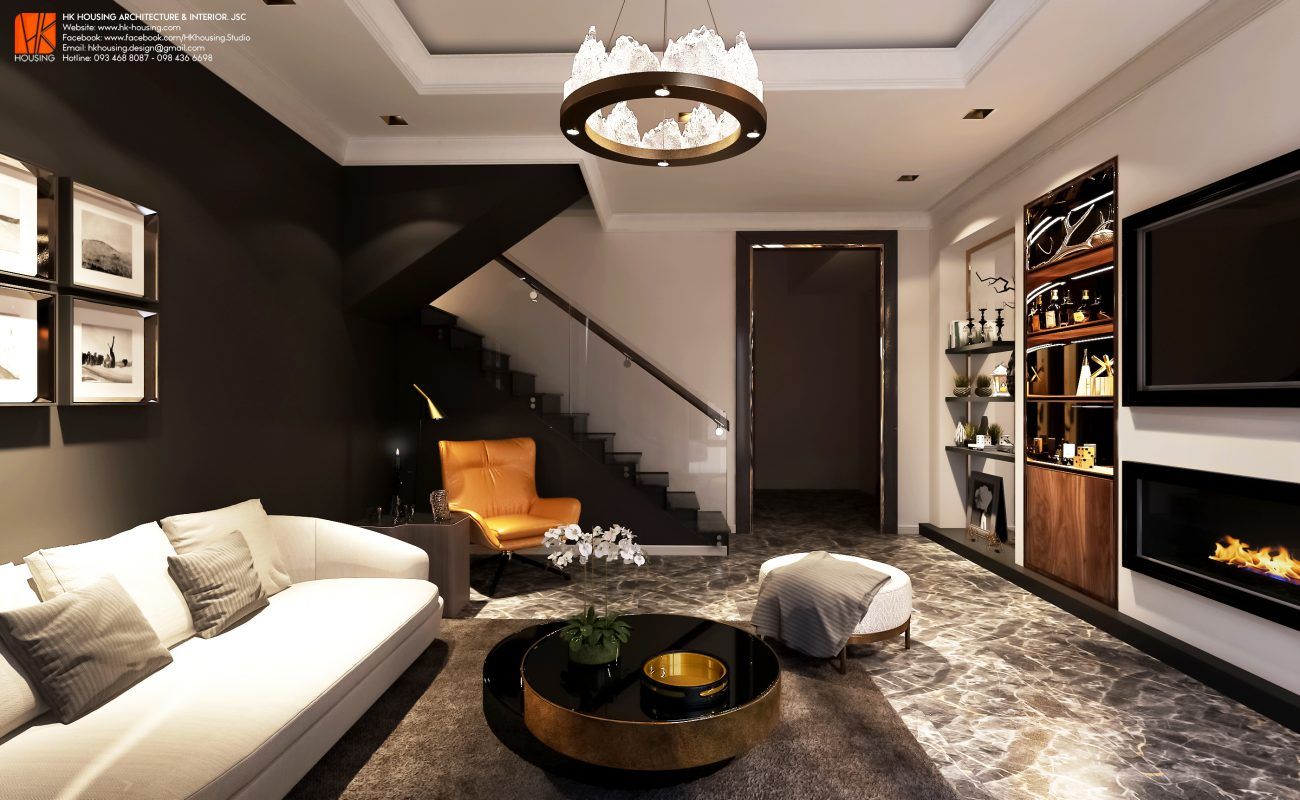 Thiết kế nội thất biệt thự liền kề