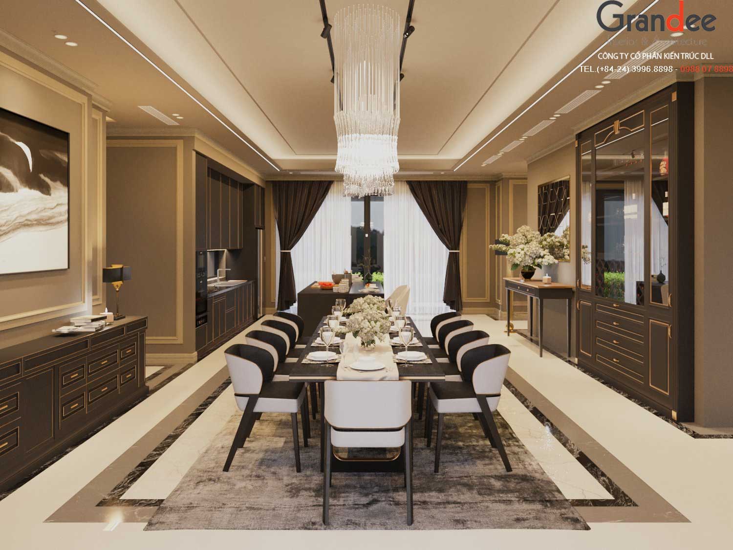 Thiết kế nội thất biệt thự