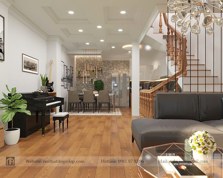 THIẾT KẾ THI CÔNG TRỌN GÓI NỘI THẤT NHÀ PHỐ