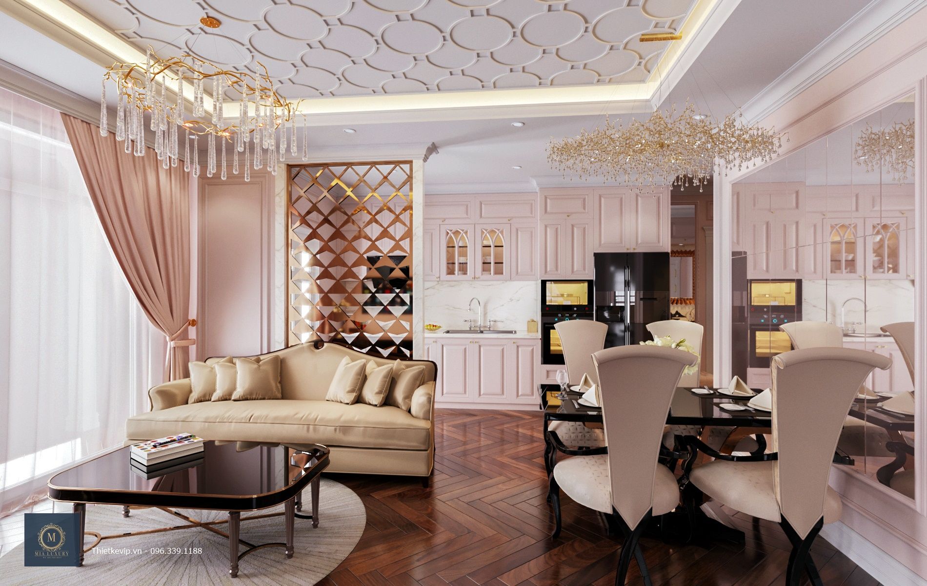 THIẾT KẾ  THI CÔNG CHUNG CƯ CAO CẤP VINHOMES GREEN BAY